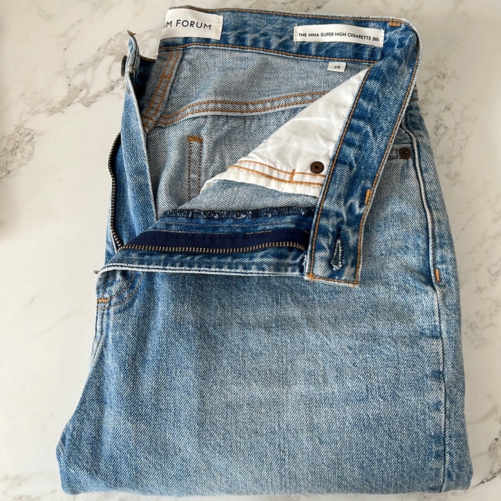 Denim Forum Nina Super High Rise Cigarette 30L